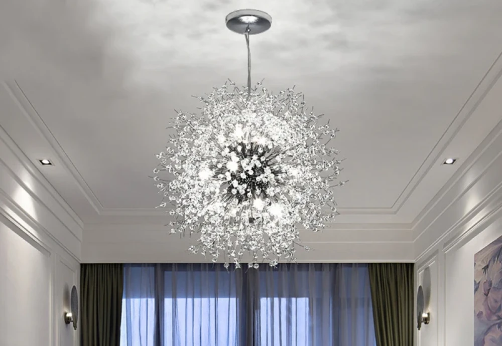 circle chandelier crystal