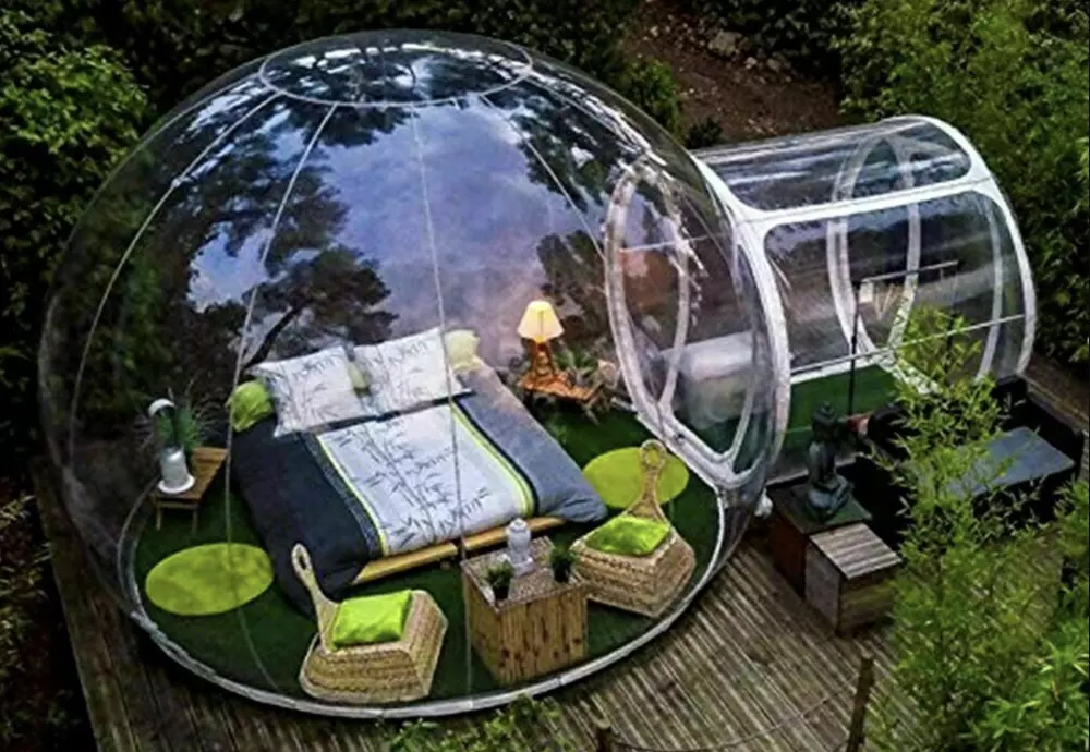 outdoor camping inflatable bubble tent