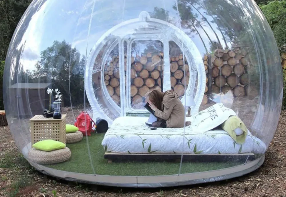 backyard bubble tent