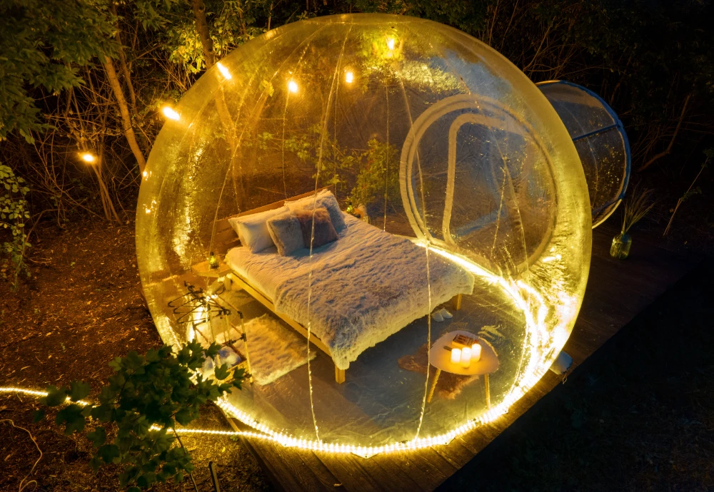 transparent igloo tent